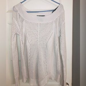 Kardashian Kollection Off the Shoulder Knit Sweater